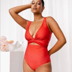 Baiia Label Cosmopolitan reversible bikini wrap top and bottoms